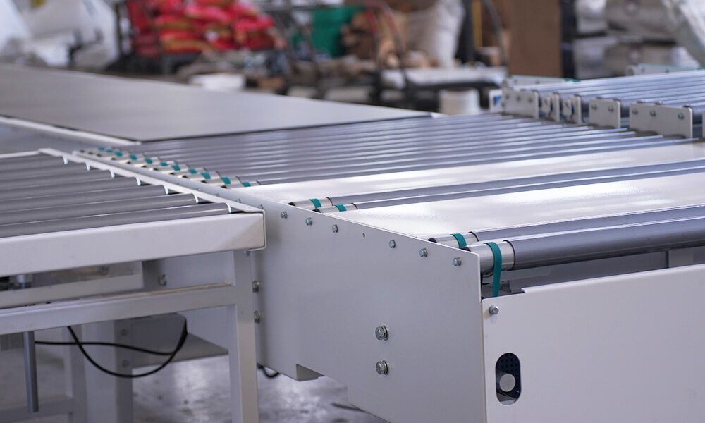 Edge banding machine return conveyor parts