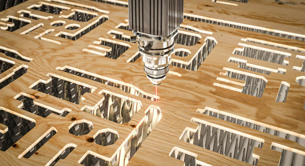 plywood cutting machine laser cutter