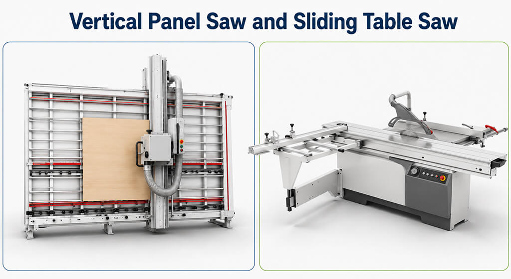 Vertical Panel Saw and Sliding Table Saw