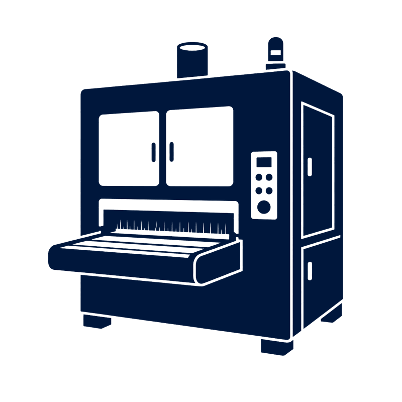 Woodworking Machine Brush Sanding Machine Icon