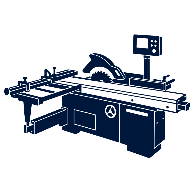 Woodworking Machine CNC Sliding Table Saw Icon
