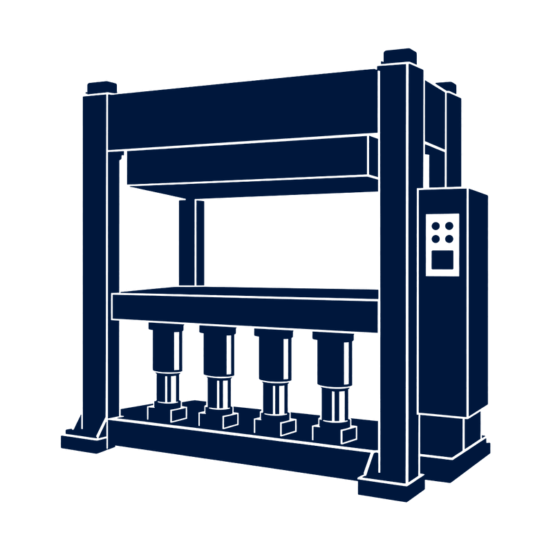 Woodworking Machine Laminating Press Machine Icon