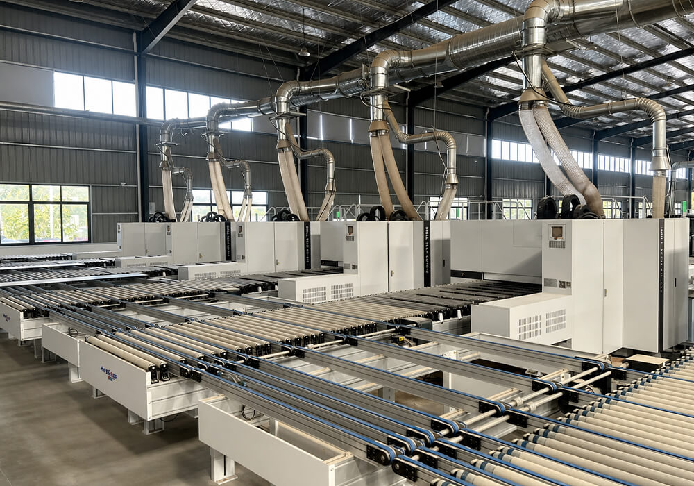Woodworking Drilling Solutions and Dowel Insertion Automated Drilling Line