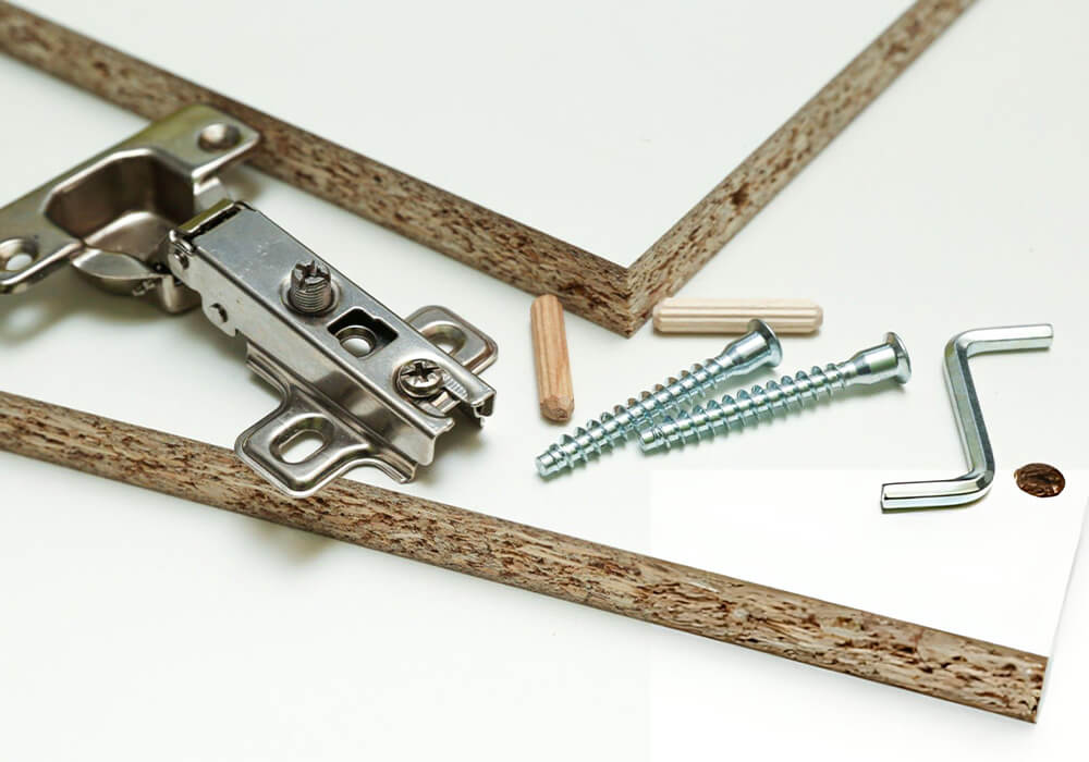 Woodworking Drilling Solutions and Dowel Insertion Hardware and Dowels