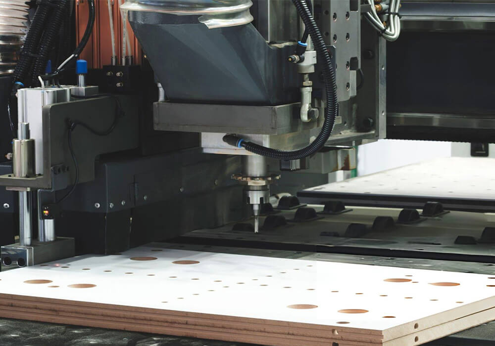 Woodworking Drilling Solutions and Dowel Insertion Six-sided Drilling